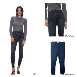 ZARA Womens High Waist Skinny Twilight Jeans Size 10